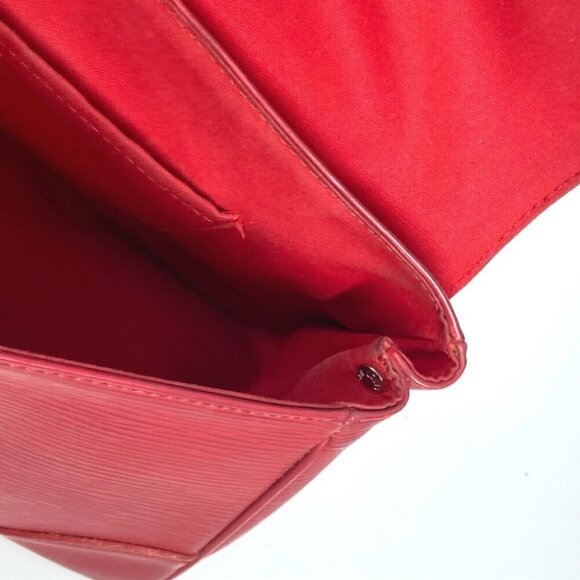 LOUIS VUITTON M5887E Epi Segur PM flap Hand Bag Epi Leather Castilian Red - Picture 14 of 16